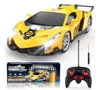 Mieryd Voiture Télécommandée, 1:18 Voiture de Course Cadeau pour Enfants 3 4 5 6 7 8 Ans, Véhicule Téléguidée Radiocommandé avec LED Lumière RC Drift Cars Jeux Intérieur Extérieur Jouet Garçon Fille