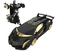 Mieryd Voiture Télécommandée Bat Jouet Enfant 3 4 5 6 7 8 9+ Ans, 2 en 1 Transformable Radiocommande RC Robots, 360°Rotation Voiture de Course Jeux Extérieur Fille Garcon Cadeau Anniversaire Noël