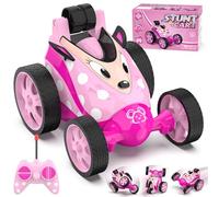 Mieryd Voiture Télécommandée Fille, Jouet Enfant 3 4 5 6 7 8 Ans Petit Voiture Radiocommandés Téléguidée Rotation à 360° Cascade Stunt RC Car Véhicule Jeux Extérieur Intérieur Cadeau Noël Anniversaire