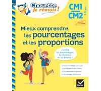 Mieux comprendre les pourcentages et les proportions CM1/CM2 9-11 ans - Chouette, Je réussis ! Cahier de soutien en maths - Albert J. Cohen - Hatier - broché - Scolaire / Universitaire