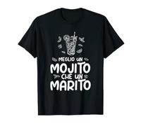 Mieux un Mojito que un mari aphorisme phrase drôle T-Shirt