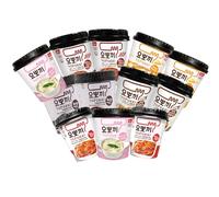 MiFan Tteokbokki Box - 12 cups topokki coréen assortis, gâteau de riz instantané