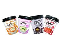 MiFan Tteokbokki Box - Gâteau de Riz Coréen Instantané | Snack Coréen Topokki Prêt en 3 min | Multiples Saveurs, Pack Individuel ou Coffret Assorti (4 pièce, saveurs variées)