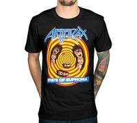 MIFCDBALE Anthrax-State-of-PHORIA Cotton Black T-Shirt
