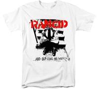 MIFCDBALE Rancid 'and Out Come The Wolves' Mens T-Shirt Funny Vintage Gift for Men