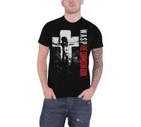MIFCDBALE Wasp W.A.S.P. T Shirt The Crimson Idol Band Logo Black Size M Mens