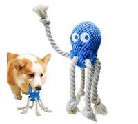 Mifeiwukawa Tug of War Jouet interactif en corde douce pour chien, motif animal créatif pour les garder occupés, fournitures pour animaux de compagnie pour chiens de petite et moyenne taille (pieuvre)