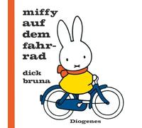 Miffy auf dem Fahrrad