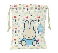 Safta Sac à goûter MIFFY BUDDY – porte-repas 20 x 25 cm Beige pastel M