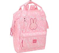 Miffy Flores - Sc À Dos Pour Enfant Avec Poignées Pour Ordinateur Portable Jusqu'À 13"", Idéal Pour Les Jeunes De Différents Âges, Confortable Et Polyvalent, Qualité Et Résistance, 27 X 19 X 40 Cm