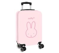 Miffy Flores - Valise de Cabine à roulettes avec Serrure de sécurité, Valise légère, 34,5 x 20 x 55 cm, Rose Stick, M, décontracté, Bâton Rose, M, Décontracté