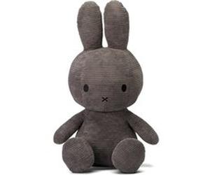 Miffy Sitting Corduroy Grey - 70 cm - 27,5 G