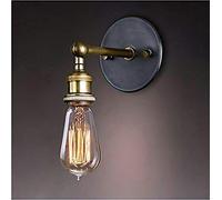 Mifire Rétro Luminaire Applique Industriel E27 Antique Luminaire Réglable Finition de Laiton Éclairage Vintage Edison pour Décoration de Maison Bar Restaurants Café Club (ampoule non compris)