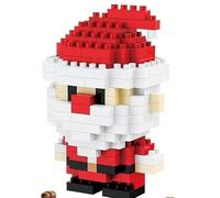 MIFKLMV Ensemble Blocs Construction Thème Noël, Mini Blocs de Construction de Noël, Figurines de Noël pour décorations de Noel, pour Noel Cadeaux Fêtes Décoration-A