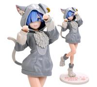 MIFKLMV Figurine Re-m, Re Zero Figurine, Starting Life in Another World, 8,2pouces Anime Figure, Re-m PVC Figurine d'action Girl Jouets à Collectionner Modèle d'intérieur Ornements Les Fans d'Anime