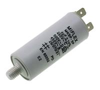 Miflex Condensateur de démarrage Condensateur Moteur 4 µF 450 V 25 x 58 mm connecteur M8 4 µF