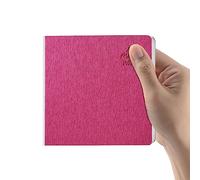 Mifuner Rosered Carnet de croquis carré à couverture rigide 11,9 x 12,9 cm 42 feuilles Papier ultra lisse 250 g/m² Idéal pour crayons, stylos aquarelle, marqueurs