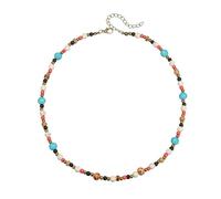 MIFYNN Collier de surfeur pour homme - Collier ras du cou en perles Puka - Collier de perles en bois de coco marron - Cadeau de surfeur de plage, Moyen, Bois, Pas de pierre précieuse