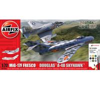Mig 17F Cool Douglas A-4b Skyhawk Dogfight Double 1:72 Plastique Model Kit