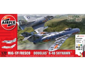 Mig 17F Cool Douglas A-4b Skyhawk Dogfight Double 1:72 Plastique Model Kit