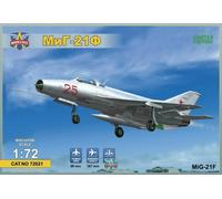 MIG-21F (Fishbed/1st Version) MODELSVIT 1/72 Plastic Kit