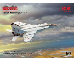 MiG-25 PU SOVIET TRAINING AIRCRAFT ICM 1/72 PLASTIC KIT