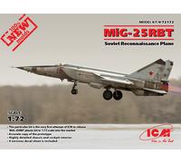 MiG-25 RBT SOVIET RECONNAISSANCE PLANE ICM 1/72 PLASTIC KIT