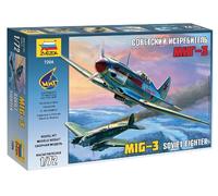 Mig-3 Chasseur Soviétique 1:72 Kit De Modèle En Plastique ZVEZDA