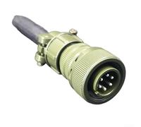 MIG Connecteur d'alimentation de fil de soudeur, 1 pièce mâle à 6 broches pour contrôle à distance de pédale, coque en ABS, transmission fluide du signal, pour ateliers industriels et projets de