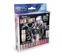 Mig Jimenez AMMO by IONIC IONIC-0452 Lot de 12 teintes de peau d'Arnau Lazare Peinture acrylique pour miniatures, 12 couleurs, 20 ml par flacon pour aérographe et pinceau