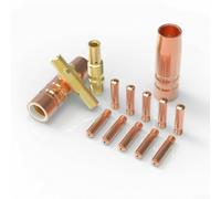 MIG Kit d'accessoires de brûleur de soudage pour Lincoln pour magnum 100L et modèles compatibles, fil de 0,035", contient 10 buses de contact, 2 buses de gaz, 2 diffuseurs, pièces de rechange pour