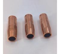 MIG MAG Lot de 3 buses de gaz coniques 21-50, pointe de soudure en cuivre de 1,27 cm, compatible avec Lincoln pour magnum 100L et pour mini #1