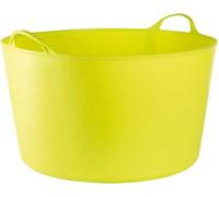 MiG-met - Panier Universel, Grand Contenant, Seau Flexi, Panier à Linge - Solide, Durable, Flexible et Léger - Deux Poignées Robustes - Capacité 120kg - 55L, 55x44,5x35cm - Vert - 1 pièce