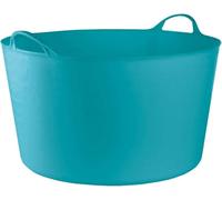 MiG-met - Panier Universel, Grand Contenant, Seau Flexi, Panier à Linge - Solide, Durable, Flexible et Léger - Deux Poignées Robustes - Capacité 120kg - 55L, 55x44,5x35cm - Bleu - 1 pièce