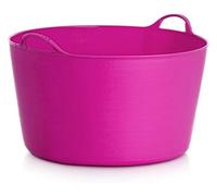 MiG-met - Panier Universel, Grand Contenant, Seau Flexi, Panier à Linge - Solide, Flexible et Léger - Deux Poignées Robustes - Capacité 120kg - 55L, 55x44,5x35cm - Fuchsia - 1 pièce