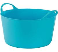 MiG-met - Panier Universel, Grand, Seau Flexi, Panier à Linge - Solide, Durable, Flexible et Léger - Deux Poignées Robustes - Capacité de Charge : 120 kg - 14 L, 35 × 30 × 23 cm - Bleu - 1 pièce