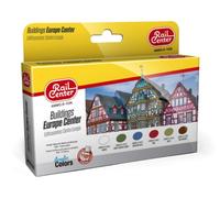 MIG Set 6x 15ml bâtiments Europe Centrale Rail Center - AMMO R-1026