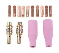MIG Souding Gun Plasma Torch Ceramic Shield Cup Top Tip Kit pour 15ak Remplacement portable