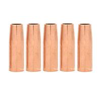 Mig Torch Buse 21 37 3 8inch 5pcs Pièces de rechange en cuivre de haute pureté pour Tweco Mini 1 Soudage industriel