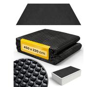 Miganeo Deluxe Pool Bâche solaire rectangulaire 450x220 cm | Bâche solaire de 180 µm d'épaisseur pour piscines | noire et découpable | couverture solaire rectangulaire pour une meilleure rétention de