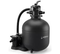 Miganeo Système de filtration à sable Dynamic 12000 Eco Pro noir - Système de filtration auto-amorçant pour piscines jusqu'à 40 000 litres - Puissance de la pompe 9 800 l/h et puissance de filtration