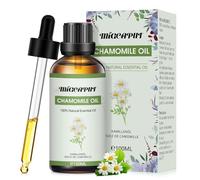 MIGCAPUT Huile Essentielle de Camomille 100ML, Huile Essentielle Aromathérapie 100% Naturelle pour Diffuseur, Humidificateur, Huile de Camomille de Qualité Premium, pour Soins, Dormir, Apaiser, Relax