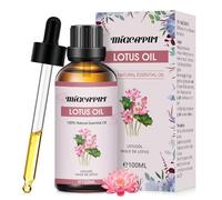 MIGCAPUT Huile Essentielle de Lotus 100ML, Aromathérapie 100% Naturelle pour Diffuseur, Humidificateur, Huile de Lotus de Qualité pour Massage, Apaisant, Soins de la Peau