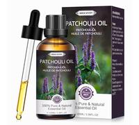 MIGCAPUT Huile Essentielle de Patchouli 100ML, Huile Essentielle de Patchouli Aromathérapie 100% Naturelle pour Diffuseur, Huile Parfumée Élégant de Qualité Premium, pour DIY Bougie, Savon, Parfum