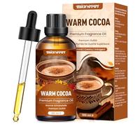 MIGCAPUT Huile Parfumée de Chocolat Chaud 100ML, Huile Essentielle Aromathérapie de Qualité Supérieure pour Diffuseurs, Fabrication Bougies & Savons, Parfum Doux & Chaleureux pour Automne, Fêtes