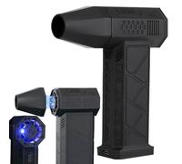 MIGEDY Hydrayne Air Blaster 2.0, Mini plumeau d'air électrique rechargeable Hydrayne-3 vitesses réglables, ventilateur puissant 130000 tr/min avec lumière