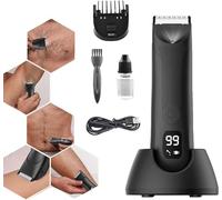 MIGEDY Saferazor tondeuse, 2024 nouvelle tondeuse Saferazor étanche for hommes, lame remplaçable, tondeuse à cheveux stérile for cheveux du corps (Color : Black)