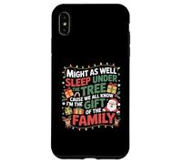 Might As Well Sleep Under The Tree Christmas Funny Christmas Coque pour iPhone XS Max