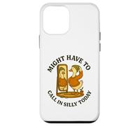 Might Have to Call in Silly Today Funny Goose Retro Coque pour iPhone 12 Mini