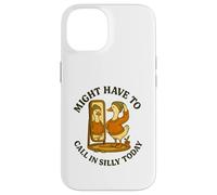 Might Have to Call in Silly Today Funny Goose Retro Coque pour iPhone 14